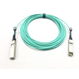 Buy cheap LSZH Duplex Active Optical Cable Fiber Optic Communication Multimode 50/125 OM3 SFP+ AOC from wholesalers