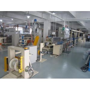 Buy cheap PVC FEP FPA ETFE material extruder cable wire extrusion machine from wholesalers