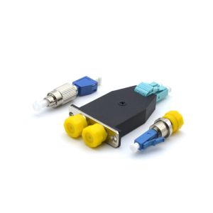 DWDM 1260 - 1600 nm Fiber Optic Attenuator FC - LC Male Fixed Optical Fiber