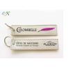 Buy cheap Personalized Woven Keychain With Logo , Custom Fabric Keychains Rectangle Shape from wholesalers