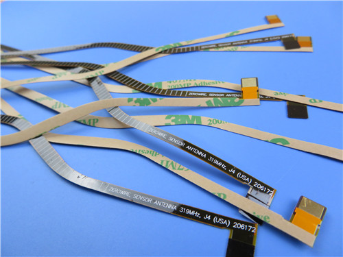 Buy cheap Single Sided Antenna Flexible PCB on Polyimide With Immersion Gold and 3M Tape and PI Stiffener Supplied Mass Production from wholesalers