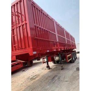 50cbm 80 Tons Tractor Side Dump Semi Trailer 3 Axles Side Tipper Semi Truck