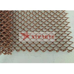 Buy cheap 6mmx6mm Aluminum Drapery Metal Mesh Curtain For Fireplace Screen from wholesalers