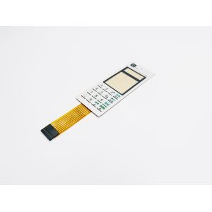 Buy cheap 55*70mm FPC Membrane Switch Designed with Embossed Button and Printed Silver Conductor from wholesalers