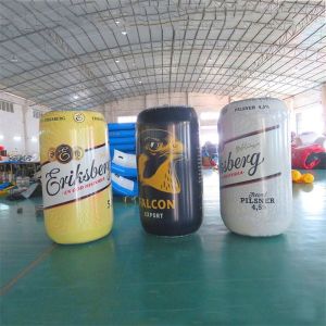 China 1.7m High PVC Sealed Printing Advertising Inflatables / Blow Up Can on sale