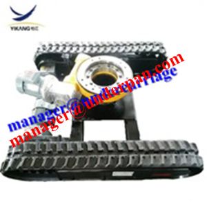 Buy cheap China factory price 1-10 ton small rubberl track pad undercarriage for mini excavator drilling rig crane from wholesalers