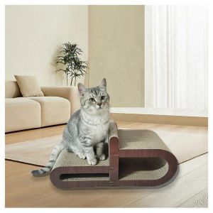 Buy cheap Cat Scratching Boards Claws and Rest Indoor House for Cats Hyperboloid Cat Scratching Board Combinable New Design High-Density from wholesalers
