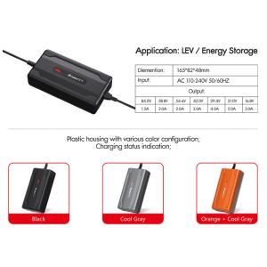 RYDBATT Li ion Battery Charger 120W YH-RLi075-01 Plug In Type For Ebike