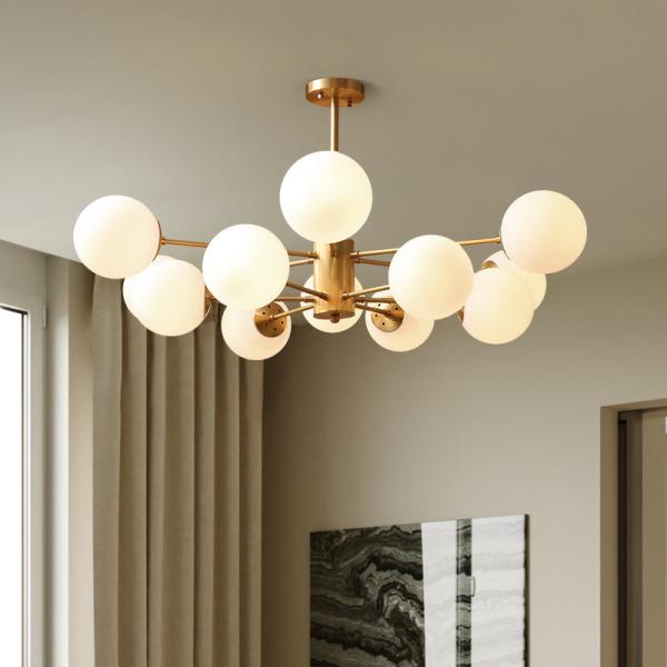 Buy cheap Glass Bubbles molecular chandelier copper living room lamp home restaurant Karrington Chandelier(WH-MI-184) from wholesalers