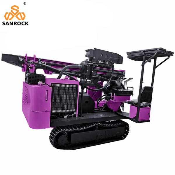 Hydraulic Pile Driver Rotation Angle 360 Degree Screw Pile Drilling Machinery Solar Photovoltaic Pile Driver Machine