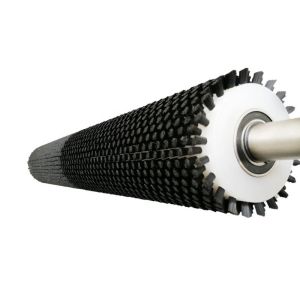 Buy cheap Nylon Bristle Rotary Cylindrical Roller Brush Conveyor Belt Cleaners from wholesalers