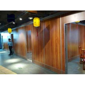 Melamine Conference Hall Folding Partition Walls Acoustic Sliding Sound Proof