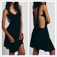 Buy cheap Girls fahsion wihtout low back casual dress with lace straps product