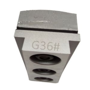 Buy cheap 15/20MM Working Layer Thickness Rectangle Magnesite Fickert for Granite Edge Grinding from wholesalers