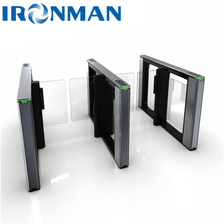 Buy cheap Automatic Access Control Turnstiles , Glass Swing Turnstile With Read Card from wholesalers