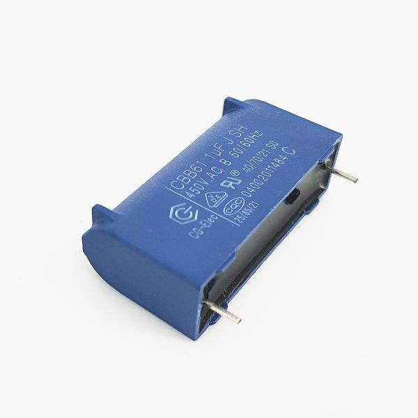Air Conditioner Run Capacitor CBB61 450V 1UF Film Capacitor Two Pins B-Class roHs
