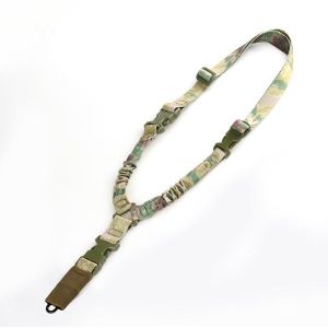 Buy cheap Single-Point Tactical Rifle Sling Multi-Function Adjustable Crossbody Strap from wholesalers