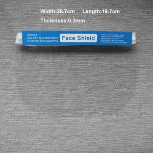 China Head Wearing Clear Plastic Face Shield Et Film Anti Fog Splash Protection on sale