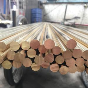 Buy cheap 8mm 10mm Pure Copper Round Rod C2680 C7521 C5191 C1100 Good Electrical Conductivity product