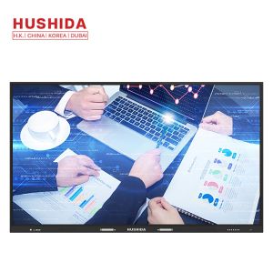 Buy cheap HUSHIDA 98 inch Multi-Media 10 Points Infrared 1080p Movable Touch Screen All-In-One Full HD Flat Panel from wholesalers
