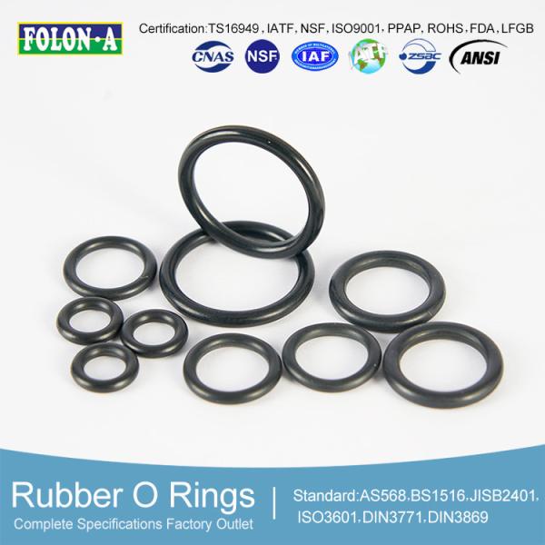 Quality EPDM O-Rings with Good Flexibility and UV Resistance for sale