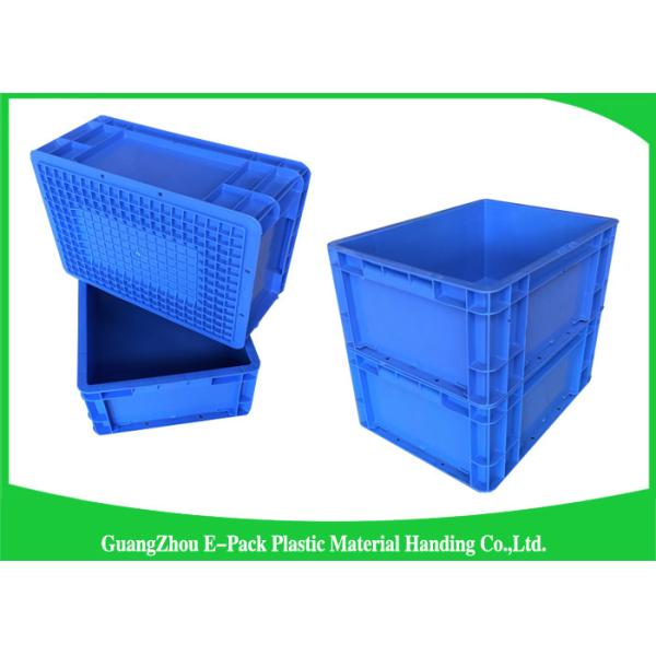 400*300mm Mini Load Industrial Plastic Containers , Standard Euro Storage Boxes