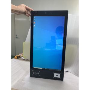 Buy cheap HMI 24 Inch Self Service Payment Kiosk Touch Panel PC With Camera RFID IC Reader QR Scanner from wholesalers