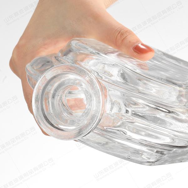 Quality Customized Glass Wine Bottles With Hot Stamping Surface Handling for sale