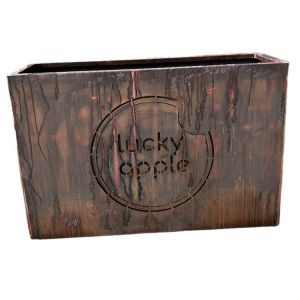 Buy cheap Decorative garden long rectangle corten steel planter flower pot from wholesalers