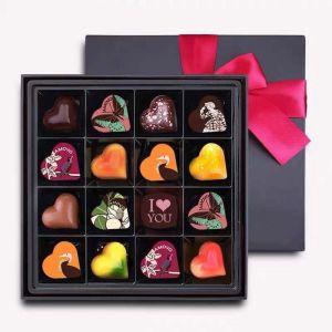 Buy cheap Chocolate gift packaging box with dividers and Custom Pantone Design from wholesalers