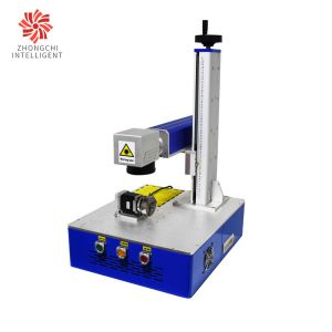 Buy cheap Handheld Desktop Laser Marking Machine 20W 1064nm Fiber 27 - 60 kHz from wholesalers