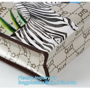 Buy cheap Factory Price Reusable Non Woven Bag Guangzhou Cooler Heat Preservation Bags, Gray punch non woven bag with bottom, punc from wholesalers