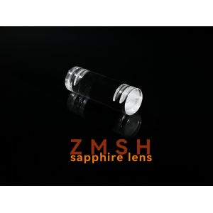 Monocrystalline Al2O3 Sapphire Crylinder Rod Lens With Groove