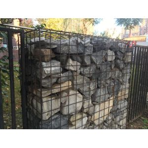 Buy cheap Galvanized 4mm Gabion Fence System Stainless Steel Wire Welded Gabion Wall from wholesalers