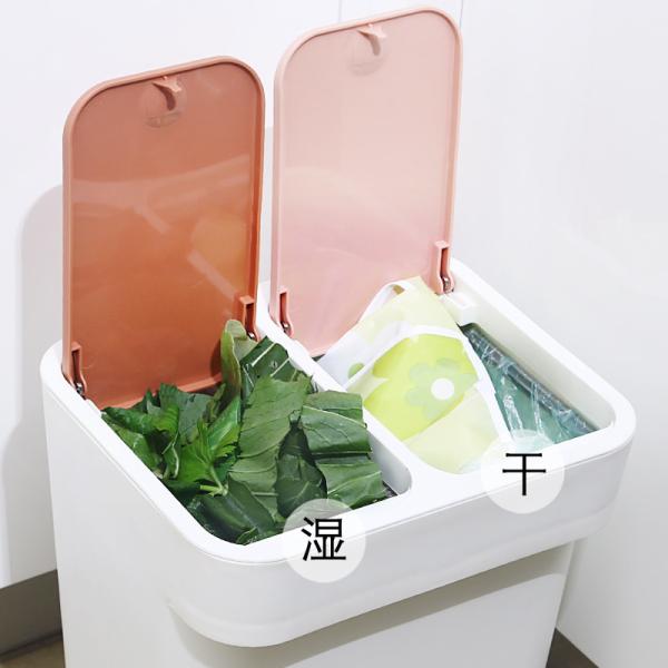 Buy cheap Office Kitchen Rectangular Garbage Can With Lid Top Press Cover from wholesalers