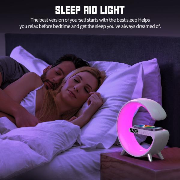 5V USB Adjustable Brightness RGBIC LED Lights With Bluetooth Speaker Wireless