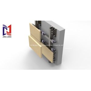 Buy cheap Tailor Made Aluminum Cladding Support Systems For Sustainable Projects from wholesalers