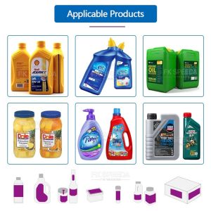 Flat Surface Bottle Sticker Label Applicator with High Precision and Tolerance