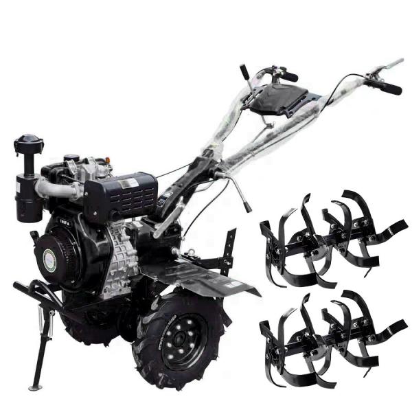 Buy cheap 6.5KW Agriculture Power Tiller Machine 350mm Hand Start Diesel from wholesalers