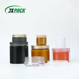 Buy cheap PET Cosmetic Cream Jar with Acrylic Cap - Custom Colors & Logo from wholesalers