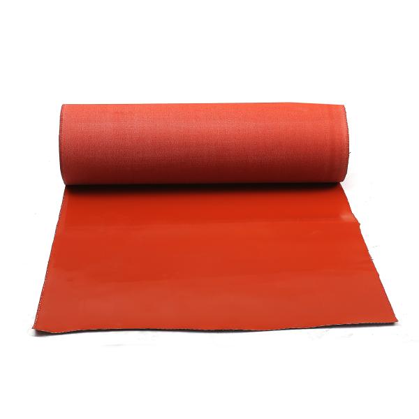 Quality Non Flammable Silicone Coated Fiberglass Cloth Red for sale
