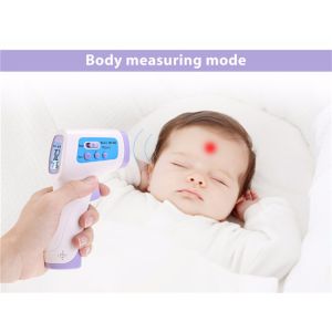 No Touch Digital Infrared Forehead / Ear Thermometer With LCD Backlight For Baby