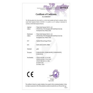 Wuhan Guide Sensmart Tech Co., Ltd. Certifications