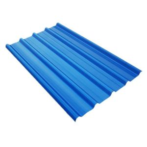 Buy cheap Blue DC02 Galvanized Corrugated Roofing Sheets 180g Galvanized Roof Panels from wholesalers