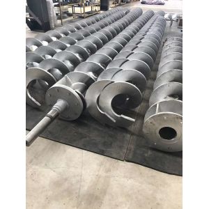 Customized Spiral Auger Continuous Sectional Screw Conveyor Blade