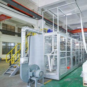 Buy cheap Full Servo Baby Diaper Making Machine with Raw Material Export Quality Assurance from wholesalers