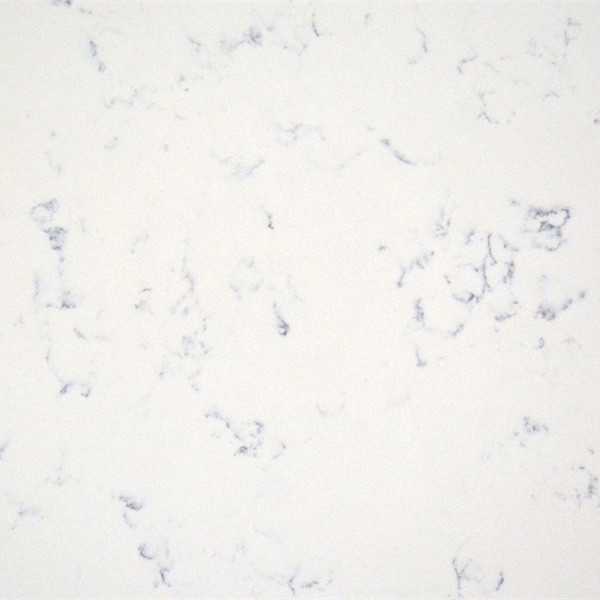 Quality 15MM Daring Carrara Dark Chalky Veins Quartz Stone With Cmmercial for sale