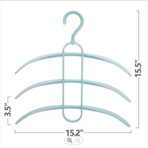 Buy cheap 3 Layers Wide Shoulder Hangers Plastic Fish Bone Shape from wholesalers