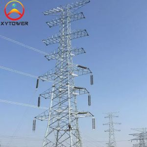Buy cheap Multi-circuit Galvanized Lattice Steel Electric Power Transmission Towers from wholesalers