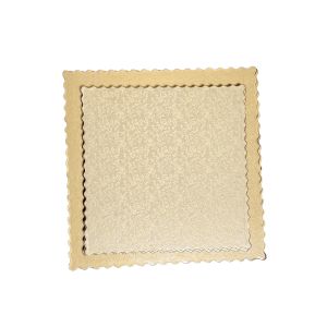 Buy cheap Disposable Embossed Foil Paper Square Cake Board from wholesalers